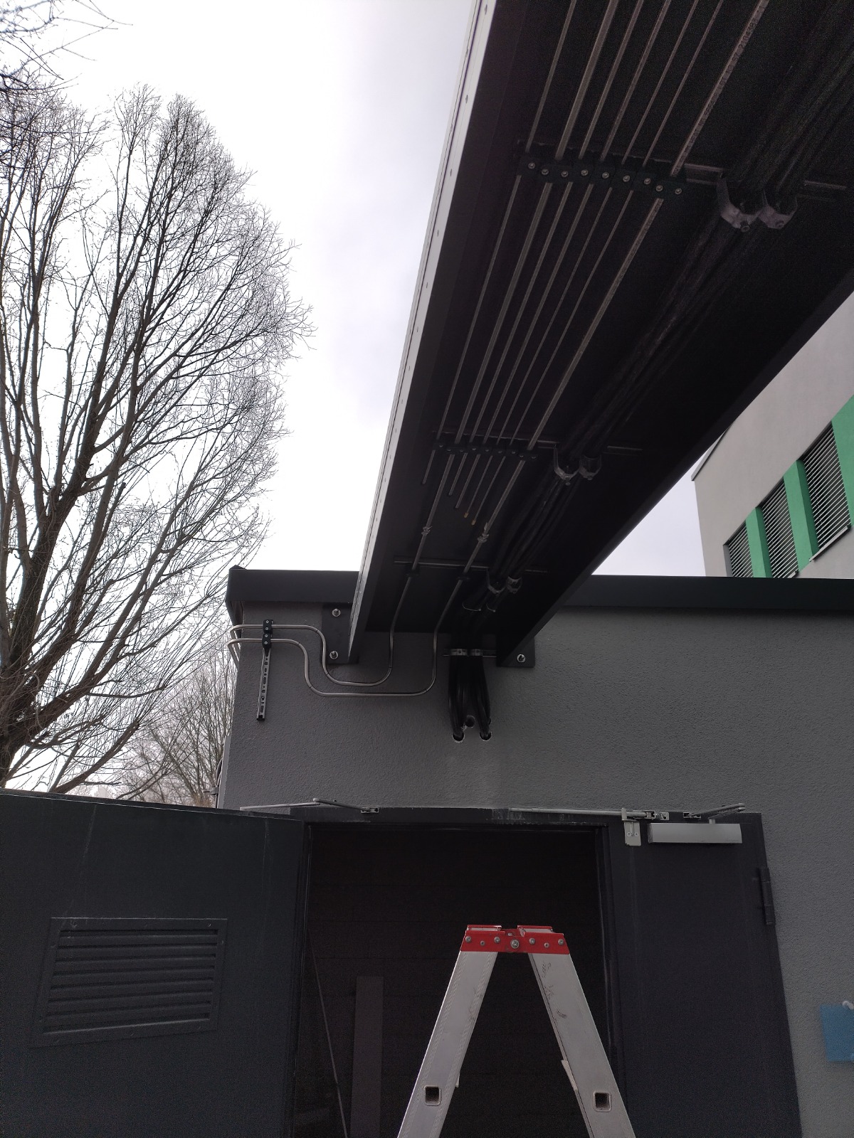 Gasrohrleitungen Außeninstallation