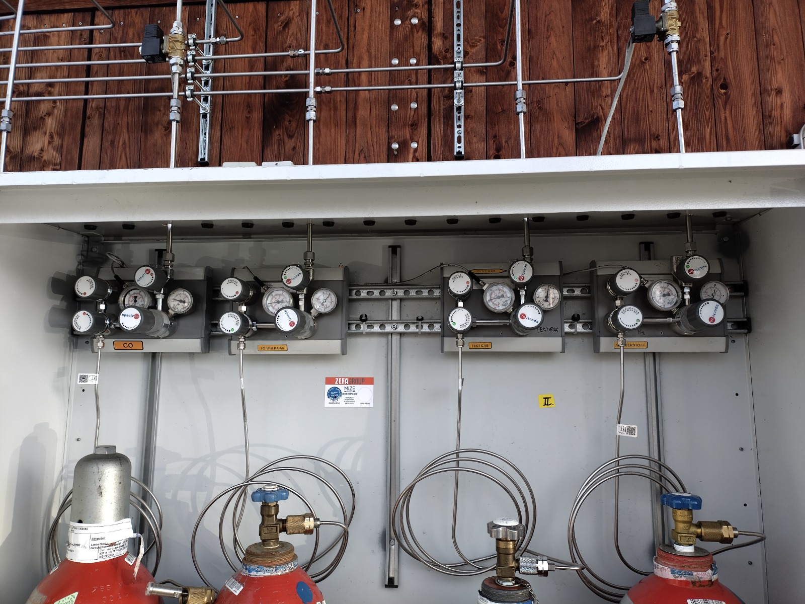 Multi-Gas-Druckminderer-Panel