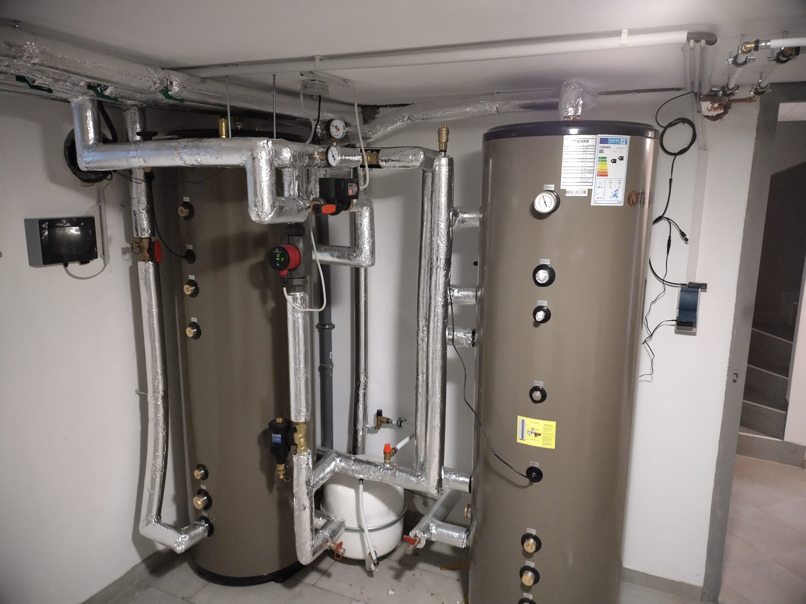 Wärmepumpen-Technikraum